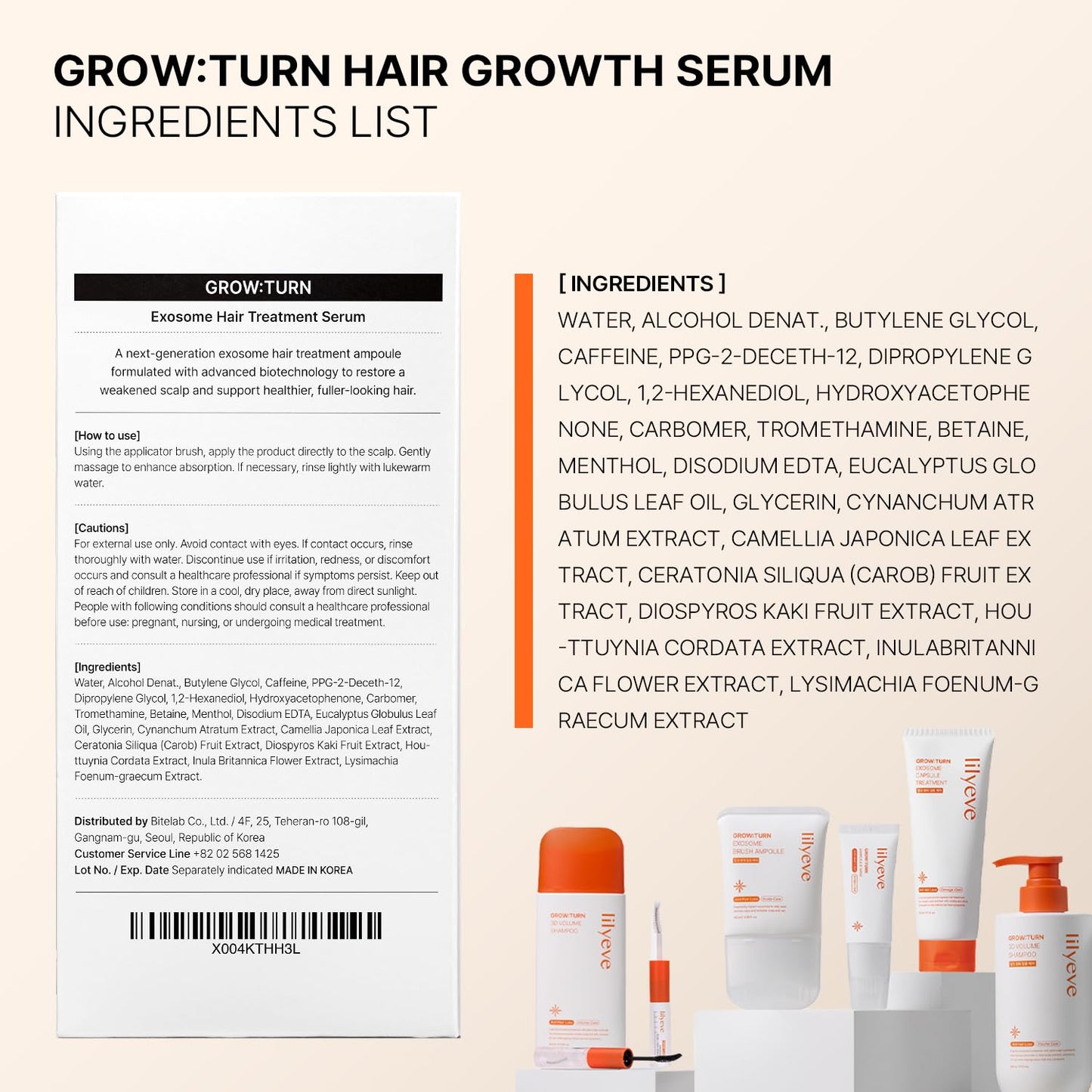 lilyeve GROWTURN Hair Growth Serum